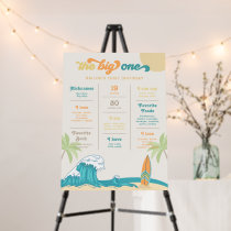 Big One Surfing Milestone Poster
