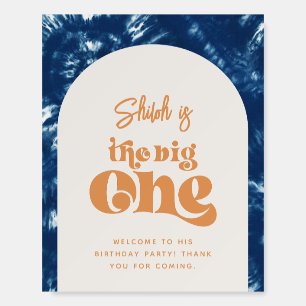 Big One Tie Dye Welcome Sign Surf Welcome