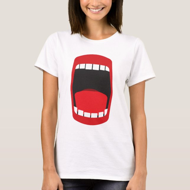 big open mouth T-Shirt (Front)