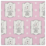 Big or Little Sister American Eskimo Dog - Eskie Fabric