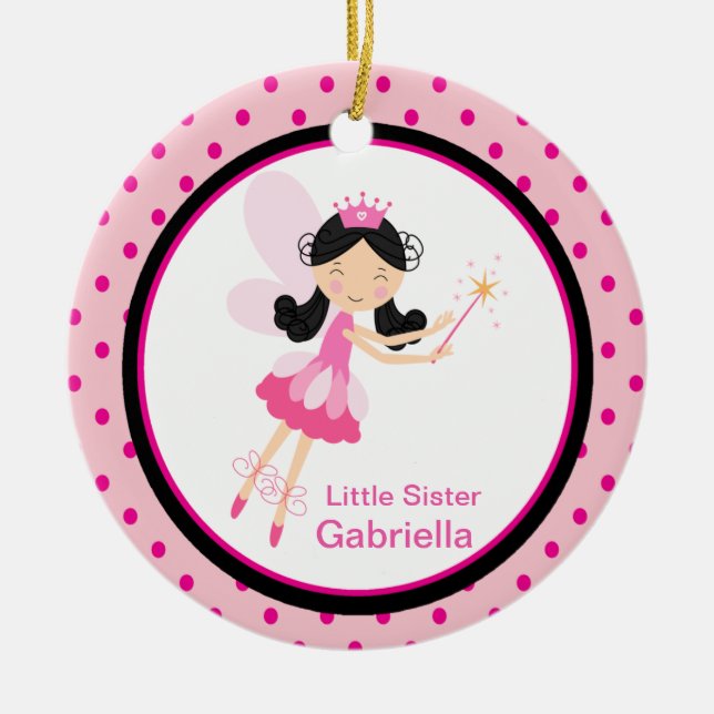 Big Or Little Sister Magical Fairy Ornament (Front)