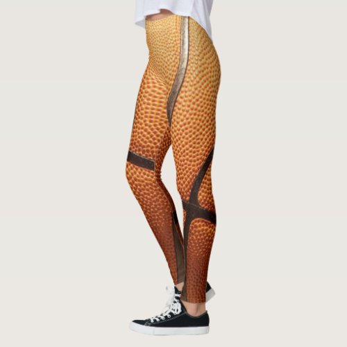 Big Orange Basketball Leggings