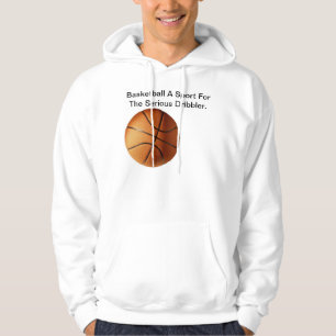 Big Orange Basketball Serious Dribbler, Hoodie
