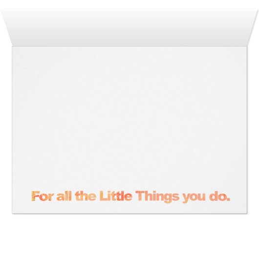 Big Orange Thank You (Inside Horizontal (Bottom))