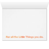 Big Orange Thank You Cards (Inside Horizontal (Bottom))