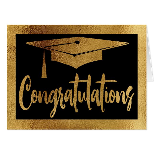 Big Oversized Graduation Congratulations Card (Front Horizontal)