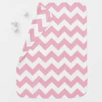 Pink chevron best sale baby blanket