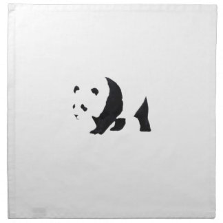Big panda bear napkin