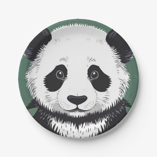 Big Panda Plate (Front)