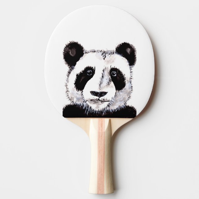 Big Papa Panda Bear Ping Pong Paddle (Front)