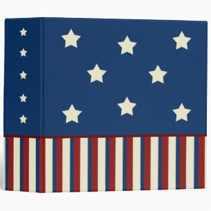 Big Patriotic Scrapbook Binder Gift