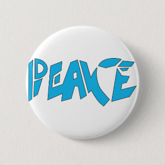Big Peace Badge Button