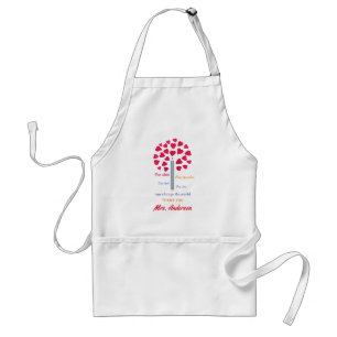 Big Pencil tree / Teacher Appreciation Adult Apron