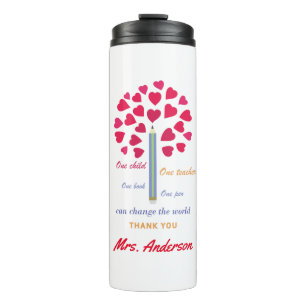 Big Pencil tree / Teacher Appreciation Thermal Tumbler
