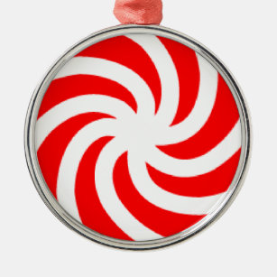 Peppermint Candy Ornaments & Keepsake Ornaments | Zazzle