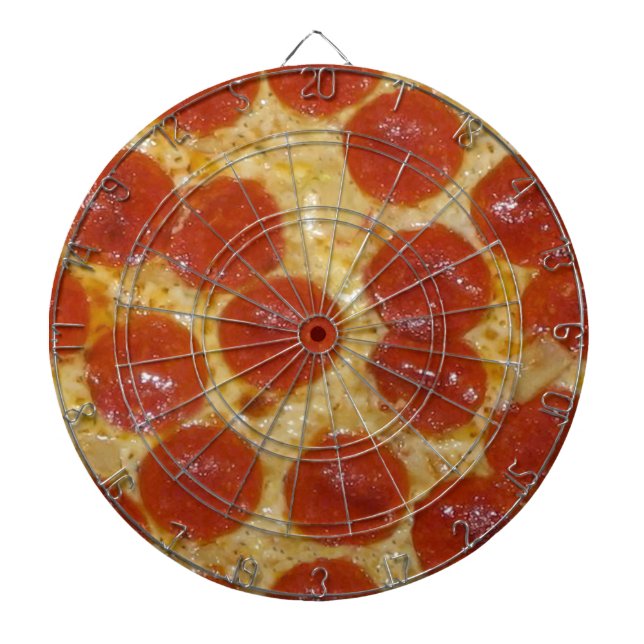 big pepperoni pizza dartboard (Front)