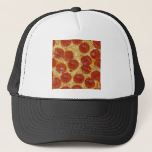 big pepperoni pizza trucker hat