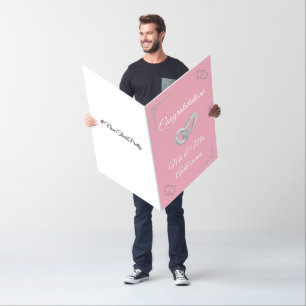 Big personalised congratulations mr & mrs card