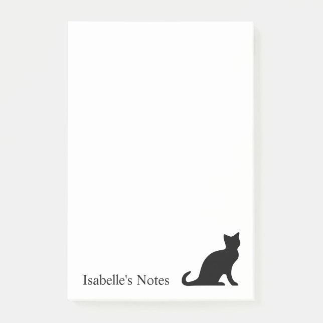 Big personalized Post-it® notes for cat lover (Front)