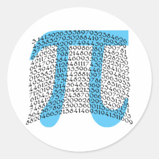 Big Pi Products Classic Round Sticker