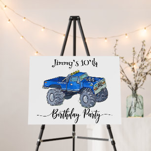 Big pickup truck foam board