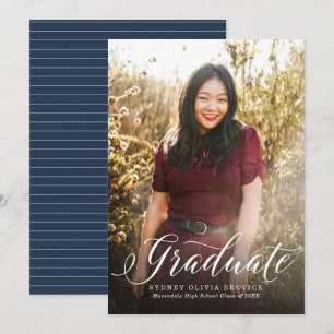 Big picture navy graduation announcement