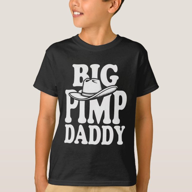 Big Pimp Daddy Halloween Costume  T-Shirt (Front)