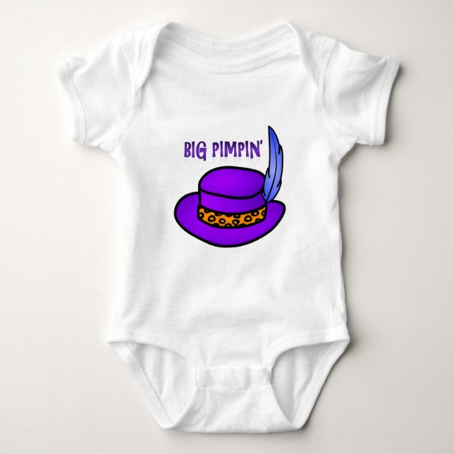 Big Pimpin' Baby Bodysuit (Front)