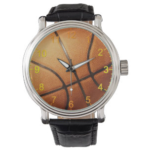 Big Pimply Orange Basketball, Mens Watch