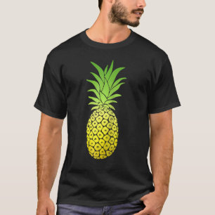 Big Pineapple Green Yellow Fun Tropical Fruit Summ T-Shirt