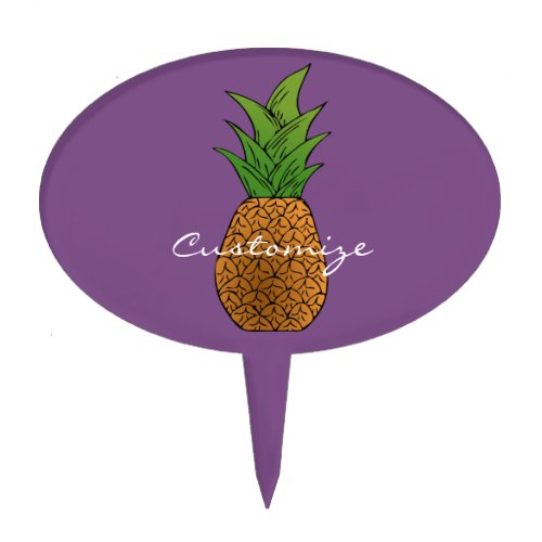 Big Pineapple Thunder_Cove Cake Topper