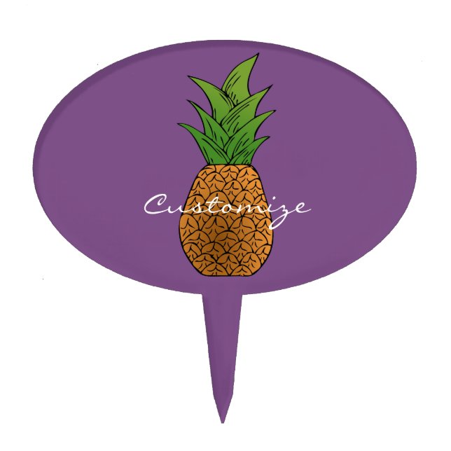 Big Pineapple Thunder_Cove Cake Topper (Front)