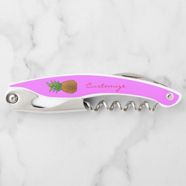 Big Pineapple Thunder_Cove Pink Waiter's Corkscrew (Front)