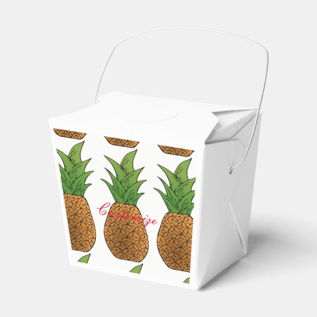 big pineapples Thunder_Cove Favor Boxes (Front Side)