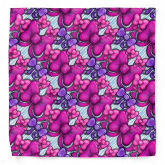 Big Pink Bows Print Bandana