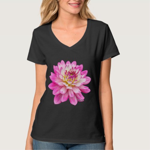 Big Pink Dahlia T_Shirt