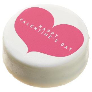 Big Pink Heart Valentine's Day Oreo Cookies