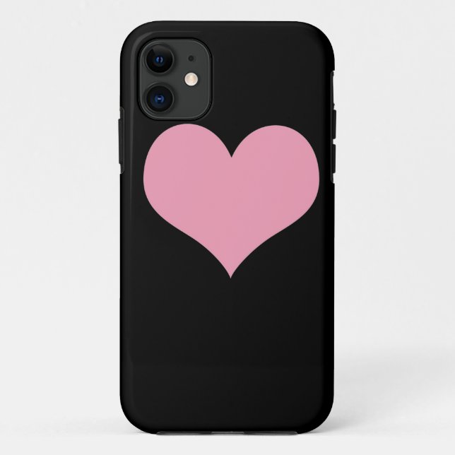Big Pink Love Heart Case-Mate iPhone Case (Back)