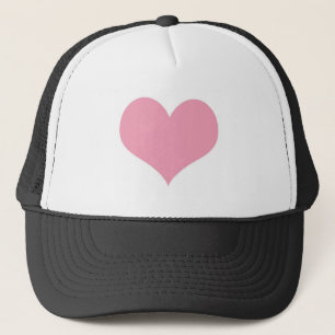 Big Pink Love Heart Trucker Hat