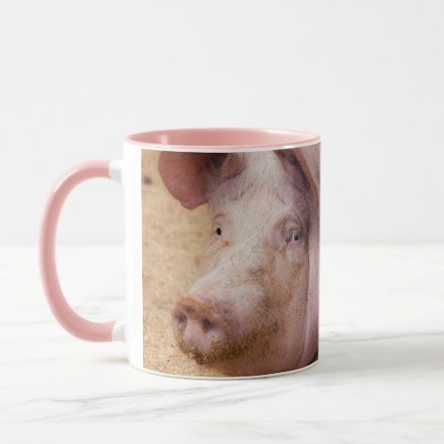 Big Pink Pig Mug