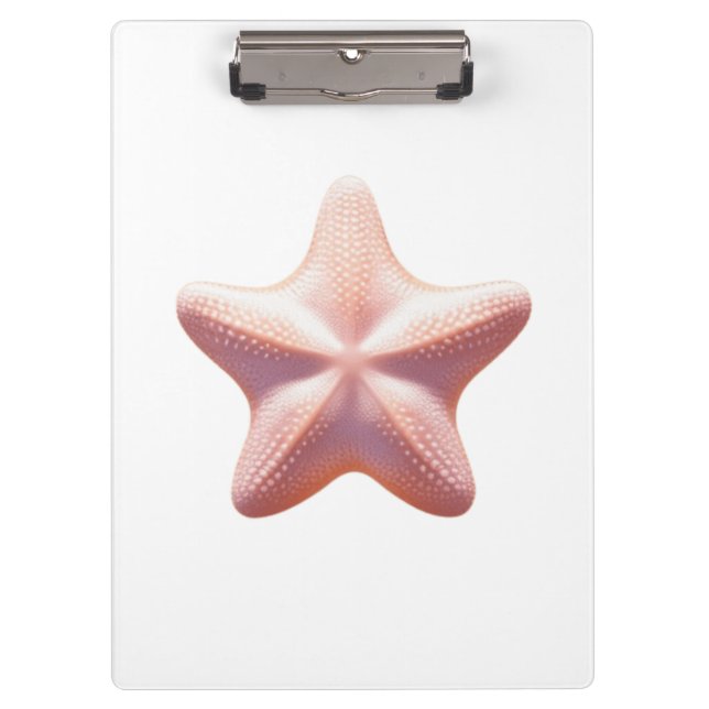 Big Pink Starfish Clipboard (Front)
