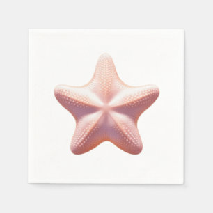 Big Pink Starfish Napkins