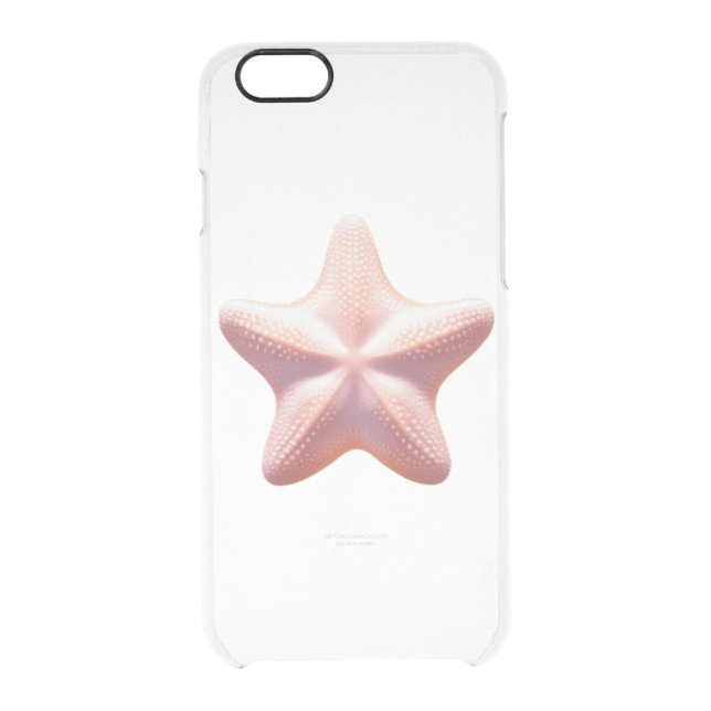Big Pink Starfish Uncommon iPhone Case (Back)