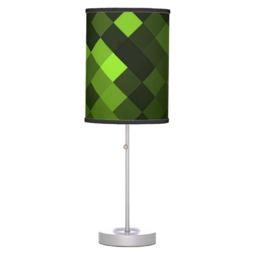 Big Pixel Background _ Lime Green Table Lamp