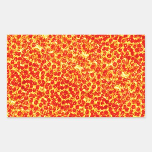 Big Pizza Pattern Rectangular Sticker