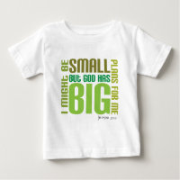 Big Plans Christian baby t-shirt