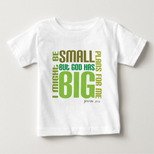 Big Plans Christian baby t_shirt