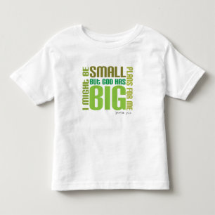 Big Plans Christian toddler t-shirt