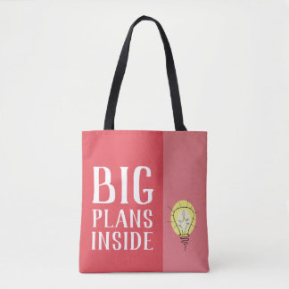 Big Plans Inside Color Block Tote Bag