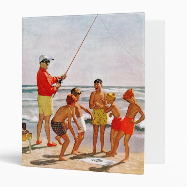 Big Pole Little Fish by Richard Sargent 3 Ring Binder (Front/Inside)